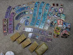 Yu-Gi-Oh Card Lot 1500 + Cards 1st Edition Foils Unopened Packs And Gold Tins - Image 1