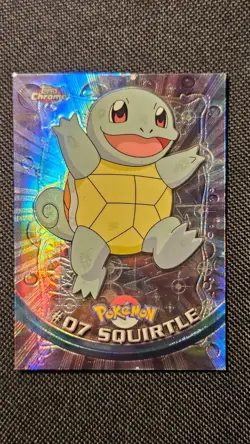 2000 Topps Chrome Squirtle Spectra HOLO Variant Pokemon Card #07 RARE - HP - Image 2