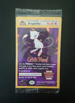 1999 Pokemon Black Star Movie Promo Card - Sealed - Dragonite - Image 1
