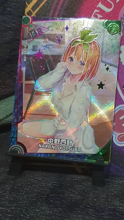 PREMIUM GODDESS STORY BEAUTIFUL BR YOTSUBA NAKANO QUINTUPLETS ANIME WAIFU CARD - Image 1
