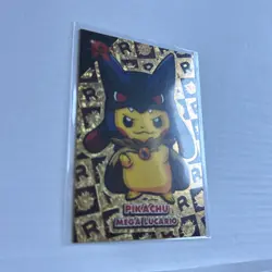 Pikachu Poncho Mega Lucario Gold Holo Team Rocket Card Database Peru Pokemon - Image 3