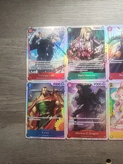 One Piece Card Lot of 12 SR English Edition NM - Image 2