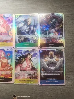 One Piece Card Lot of 12 SR English Edition NM - Image 4