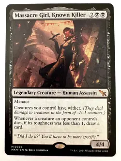 Massacre Girl, Known Killer Normal M Murders at Karlov Manor 94 NM - Image 1