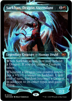 Sarkhan, Dragon Ascendant (Showcase) Foil - 0403 - Tarkir Dragonstorm - NM/M MTG - Image 1