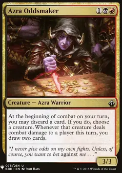 Magic the Gathering MTG Azra Oddsmaker (1394) Mystery Booster NM - Image 1