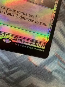 Foil Ancient Tomb EX/LP+ Zendikar Expeditions - Small Indent Please See Photos - Image 5