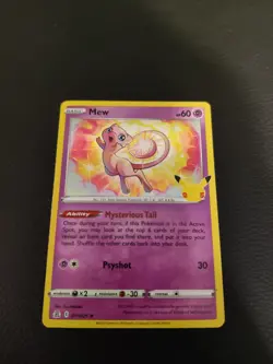 Pokemon TCG - Mew 011/025 Celebrations 25th Anniversary Holo - Image 1