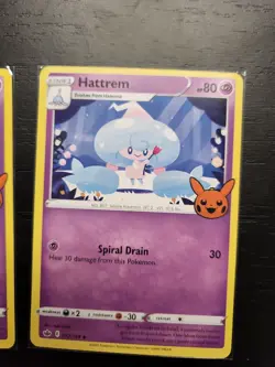 Trick Or Trade Pokemon Cards Hatterene Hatenna & Hatterene Evolution - Image 3