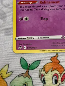 C1680 POKEMON TCG KIRLIA HOLO NM #SWSH271 SILVER TEMPEST BLACK STAR PROMO - Image 4