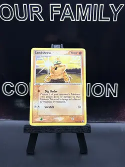 Sandshrew 82/113 Pokemon TCG EX Delta Species Common Regular 2005 NM - Image 1