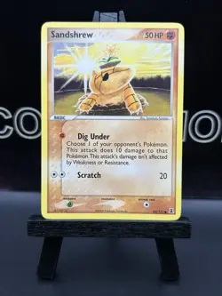 Sandshrew 82/113 Pokemon TCG EX Delta Species Common Regular 2005 NM - Image 2