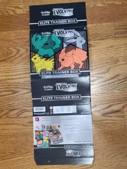 Pokemon Artwork Poster Evolving Skies Sword & Shield Elite Trainer Box ETB Art - Image 1