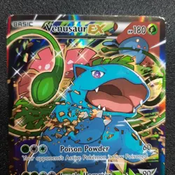 Pokemon TCG Venusaur EX Full Art Holo XY Black Star Promo Heavely Played xy123 - Image 2