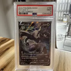 Pokemon Lugia V (Alt Full Art) 186/195 Sword & Shield Silver Tempest Holo PSA 9 - Image 1