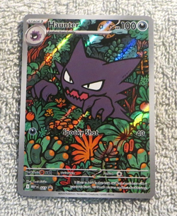 Haunter 027 Black Star Promo Illustration Rare - Pokemon Phantasmal Flames Pre - Image 3