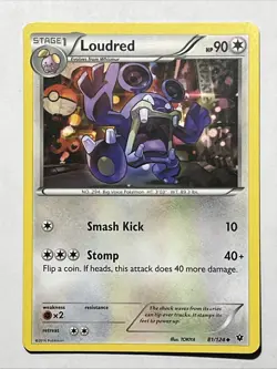 Loudred - 81/124 - Uncommon Pokemon XY - Fates Collide - Image 1