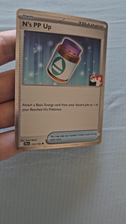 Pokemon Journey Together N's PP Up Prize Pack Series 7 COSMO Holo NM (LOT OF 2) - Image 2
