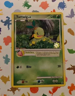 Pokemon TCG Turtwig 78/100 Snowflake Stamp Countdown Calendar English 2008 - Image 1