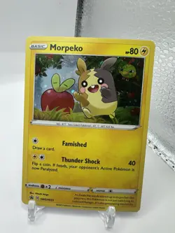 DOUBLE SWIRL Morpeko SWSH031 Holo 2020 Pokemon TCG Black Star Promo - Image 2