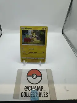 DOUBLE SWIRL Morpeko SWSH031 Holo 2020 Pokemon TCG Black Star Promo - Image 3
