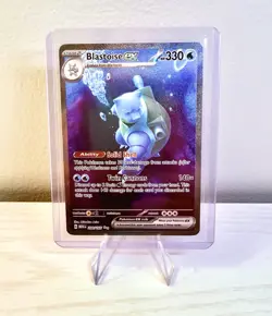 Pokemon TCG Blastoise EX Special Illustration Rare Scarlet Violet 151 200/165 - Image 1