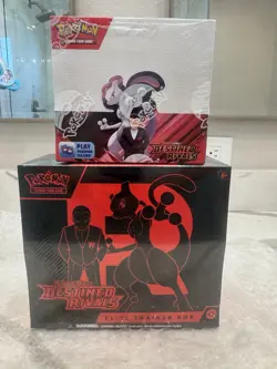 Pokemon TCG Destined Rivals ETB and Booster Box - Image 1