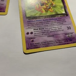 Abra 49/82 & Dark Kadabra 39/82 Team Rocket Pokemon TCG Wizards 1999-2000 (B) - Image 2