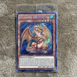 YuGiOh! DLCS-EN146 Hundred Dragon - Limited Edition Secret Rare SEALED - Image 1