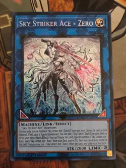 Yugioh - Sky Striker Ace = Zero DUAD-EN049 Secret Rare 1st Edition Near Mint - Image 1
