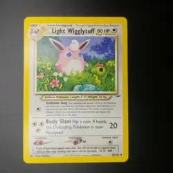 Light Wigglytuff 54/105 - Neo Destiny - VINTAGE WOTC Pokemon Card - NM/M - Image 1