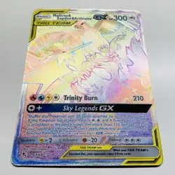 Moltres Zapdos Articuno GX 69/68 Secret Rainbow Rare Hidden Fates Pokemon Card - Image 2