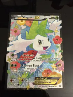 2013 Pokemon Card Shaymin EX RC21/RC25 Legendary Treasures Radiant Collection - Image 1