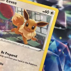Eevee SWSH212 SWSH: Sword & Shield Promo Cards Holo SWIRL LP - Image 3