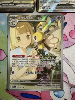 Lot Of 3 LILLIE Pokemon TCG HOLO Rare Cards Assortment SEE PHOTOS NEW - Image 3