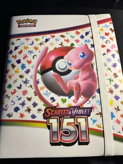 Pokemon TCG Scarlet & Violet 151 Incomplete Master Set, 200+ Cards With Binder - Image 1