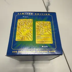 1999 Pokemon 23k Gold Plated Togepi Trading Card Sealed NIB - Image 4