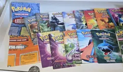 POKEMON TCG RULE BOOK / CARDS LIST /BOARDS LOT OF 18 VINTAGE CHARIZARD MEWTWO!!! - Image 2