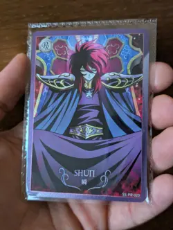 Kayou Official 2025 Saint Seiya Series 4 CCG card SS-PR-020 Shun - Image 1
