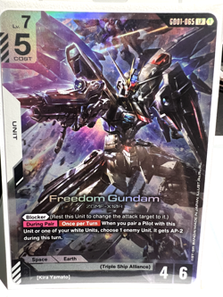 Freedom Gundam Foil - GD01-065 NM - Gundam TCG Card Game - Image 1