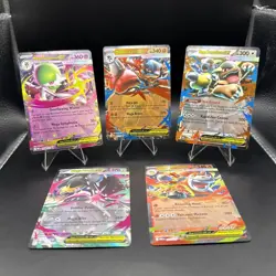 Pokemon Card Lot 5-Cards EX Holo NM - Mega Evolution - Exact Cards Shown - Image 1