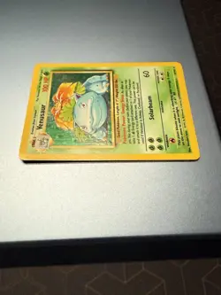 Venusaur Holo Base Set Rare Card 15/102 Unlimited Pokemon TCG - Image 4