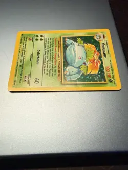 Venusaur Holo Base Set Rare Card 15/102 Unlimited Pokemon TCG - Image 5