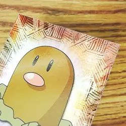 DIGLETT 50 TOPPS Pokemon Rainbow Holo Foil Card - TEXTURED w/Rays - Image 5