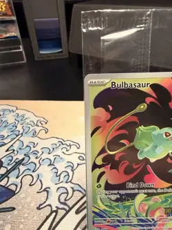 Pokemon TCG Mega Evolutions Stamped Promo Card - Bulbasaur 133/132 - NM - SEALED - Image 2