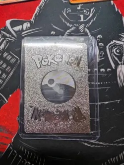 Rainbow Charizard GX Silver Foil Fan Art Textured Display Card NM - Image 4