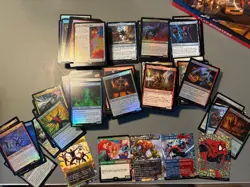 MAGIC THE GATHERING MARVEL'S SPIDER-MAN Play Booster Opened, every card from box - Image 1