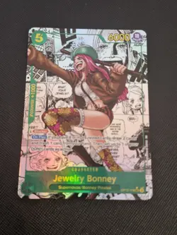 One Piece Card Jewelry Bonney Manga Alt Art OP12-118 Legacy Of The Master ENG - Image 1