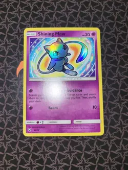 Pokemon TCG Shining Mew Holo Rare Card 40/73 Shining Legends - Image 1