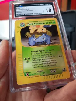 Dark Venusaur Cgc 10 Gem Mint Winner Best Of Game Promo 7 2003 psa Card Pokemon - Image 2